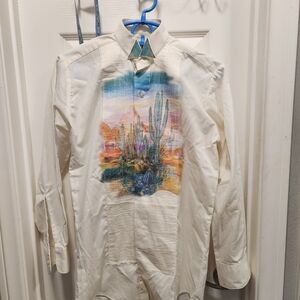 Wanted by beads beautiful vintage shirt size xs